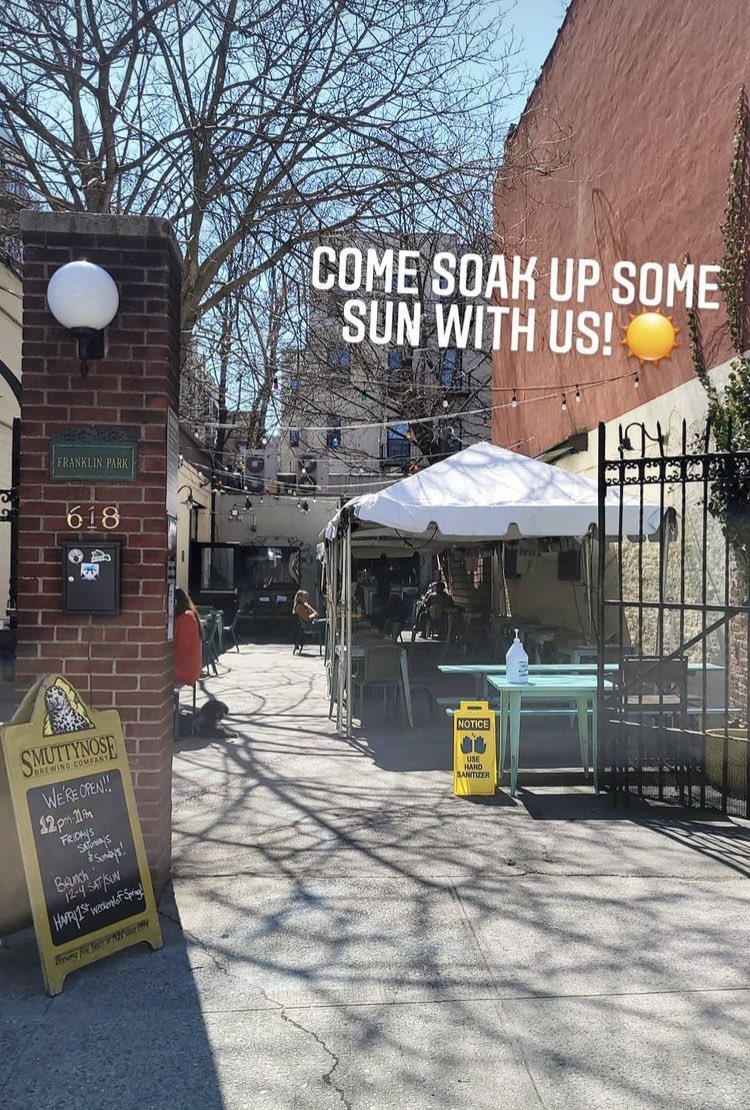 Come celebrate spring and our reopening! The yard is open until 11pm, and weekend brunch is on until 4. Our hours are Monday-Friday 4-11pm and Saturday &amp; Sunday 12-11pm. Looking forward to seeing you all! #crownheights