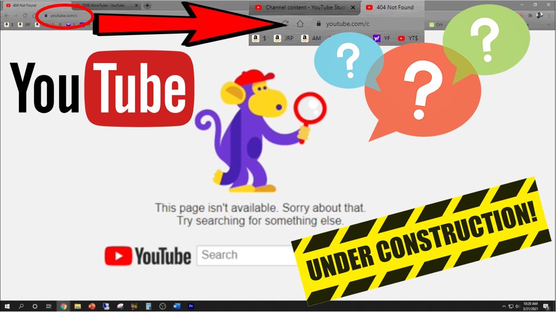 jayrulesworld's tweet image. It looks like @TeamYouTube Youtube is glitchy today.
youtu.be/7BD7Na9CABA
#youtubeglitch #youtubeisdown #error #pleasefixit #thispageisntavailable #underconstruction #youtube