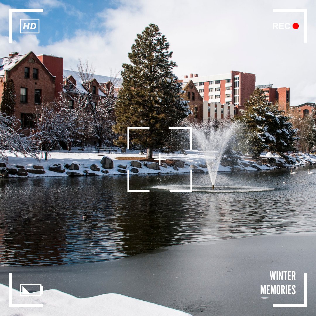 The best part of living in Manzanita Hall is the lake view 🏚️ 💦 🌳