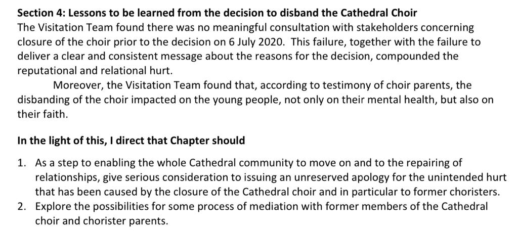 SaveShefChoir's tweet photo. Last Friday, the Bishop of Sheffield published his report following the four-month “Visitation” at @sheffcath. Like the Bishop, we found it “uncomfortable reading”. Read the summary here: https://t.co/1DTGKrdeZo https://t.co/47z1EEchBq