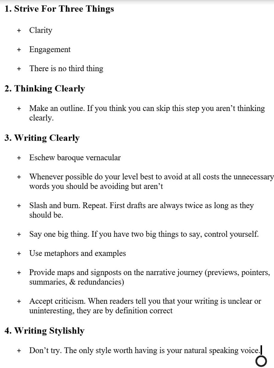 I am often asked for writing advice. So I have assembled my personal "Rules for Good Writing."