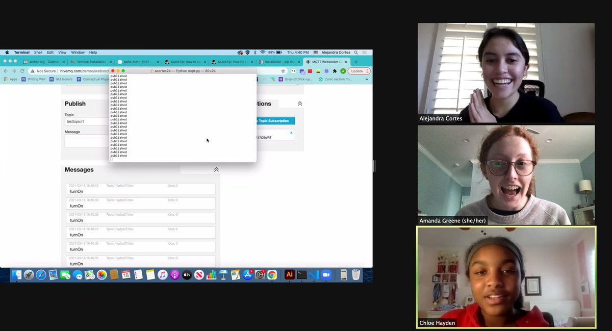 ArcherInvenTeam's tweet photo. Here are some photos from Programming Motion’s meeting on Friday! They are working to connect Hydra with the app! #InventTeam #invention #LemelsonMIT #archerinventeam #EurekaFest #WeAreInventors #InventionEducation @LemelsonMIT https://t.co/Nf2KuALZiM