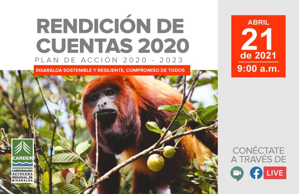 CarderRisaralda's tweet photo. #RendiciónDeCuentas 🌎📊Asiste o participa en la audiencia pública de RENDICIÓN DE CUENTAS 2020 del Plan de Acción 2020-2023 de nuestra corporación a través Facebook Live. https://t.co/QFhTtTWV2g