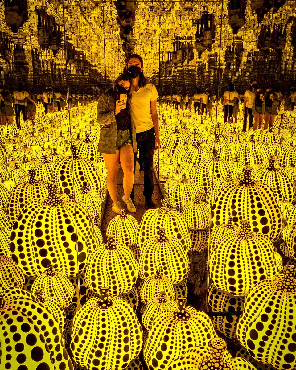 krobinsantos's tweet photo. We had fun exploring the McNay today, and finally got to see Yayoi Kusamaβs infinity room! @McNayArt #makeitlimitless https://t.co/Dh0WbXqWEm
