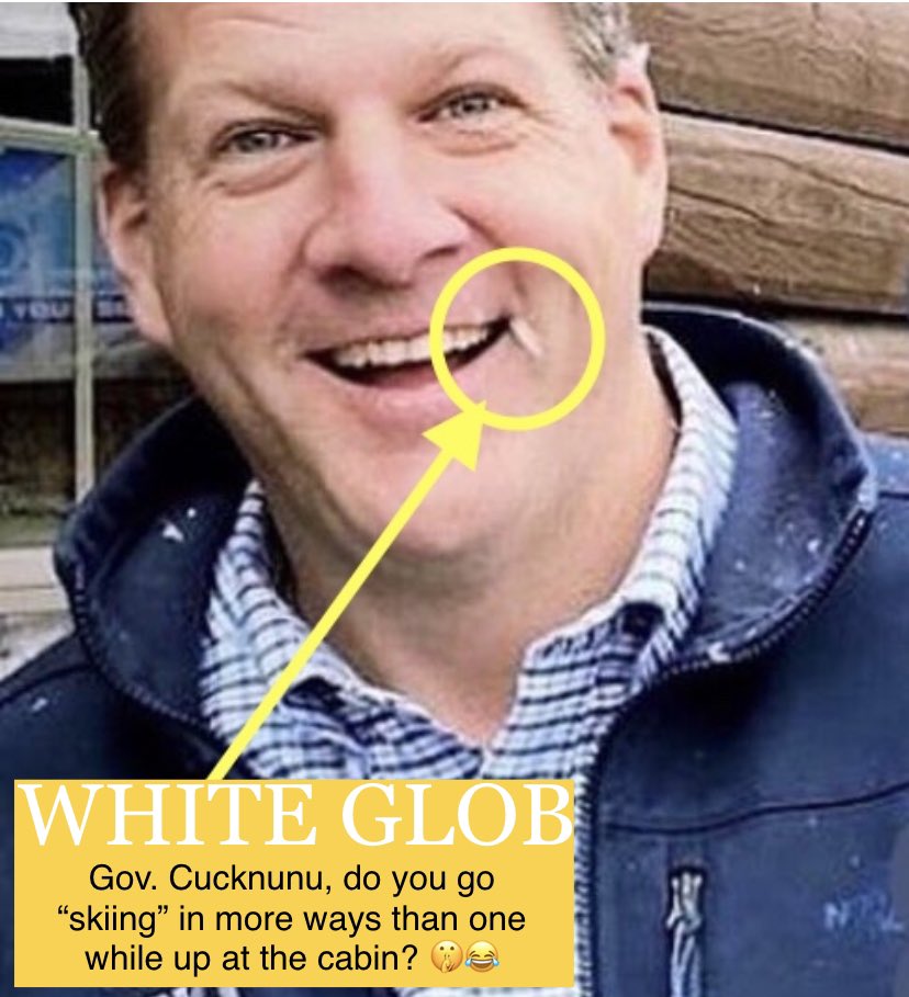 LiveFreeOrDie2A's tweet photo. @GovChrisSununu @BrooksYoungBand 🤯..🤭..😨..😱!! ��..😡..🤬..😤!!
WHERE IS YOUR MASK CUCKNUNU!?
It’s clear you also “took a day off” CARING ABOUT SAVING LIVES!!
#reopenNH #EndTheLockdown #RINO
#livefreeordie https://t.co/Njw2v8aMrv