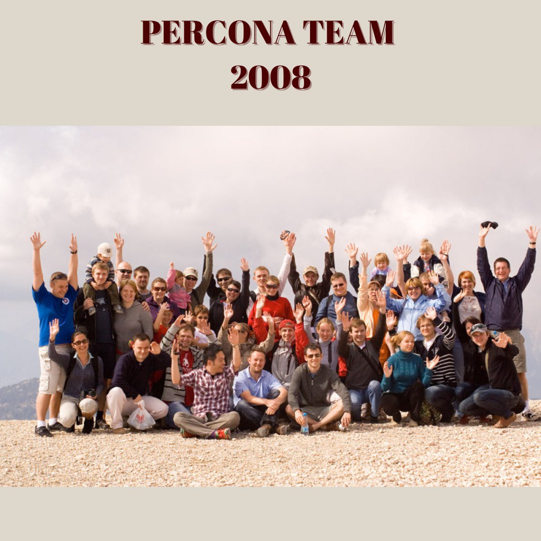 PerconaRocks's tweet photo. Percona memories. Back to 2008
Being a completely distributed team, meetings are very important for us and that time we went to Turkey at the end of October 2008.

We had a great time spent together - comparing work sessions and fun!

Enjoy the pics, more info in our Instagram! https://t.co/HdeCoYEdeF