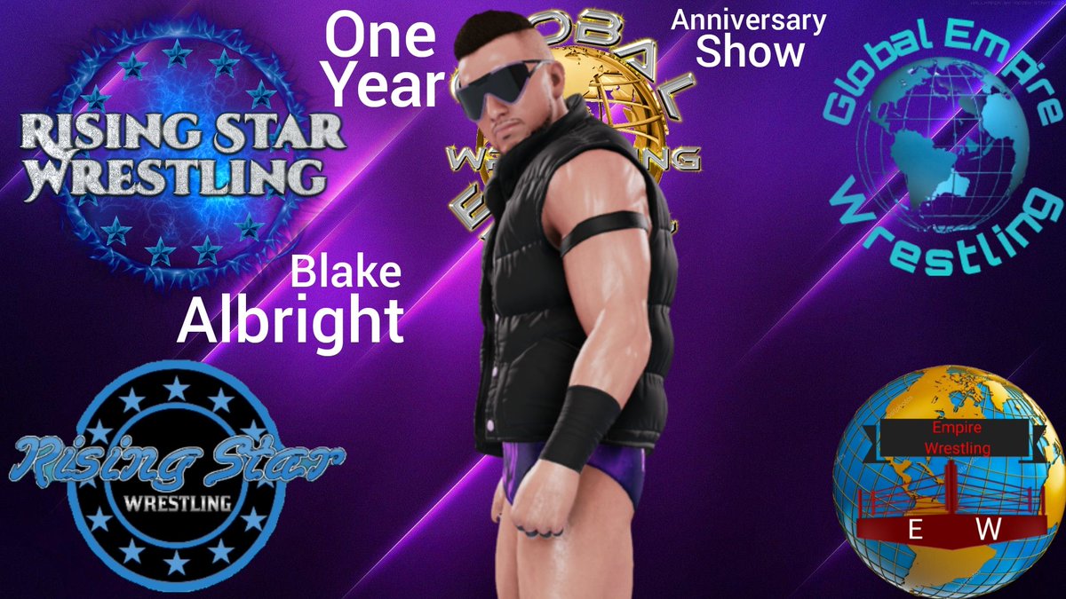 GlobalEmpireWre's tweet photo. BREAKING: After winning the RSW Championship at the final ppv of RSW, this man returns to defend against the former champion @LOPNate_Balmer at the One Year Anniversary Show. It is Blake Albright!

Nate will need to be focused if he wants to defeat someone like Blake. https://t.co/8ly3uU0p8N