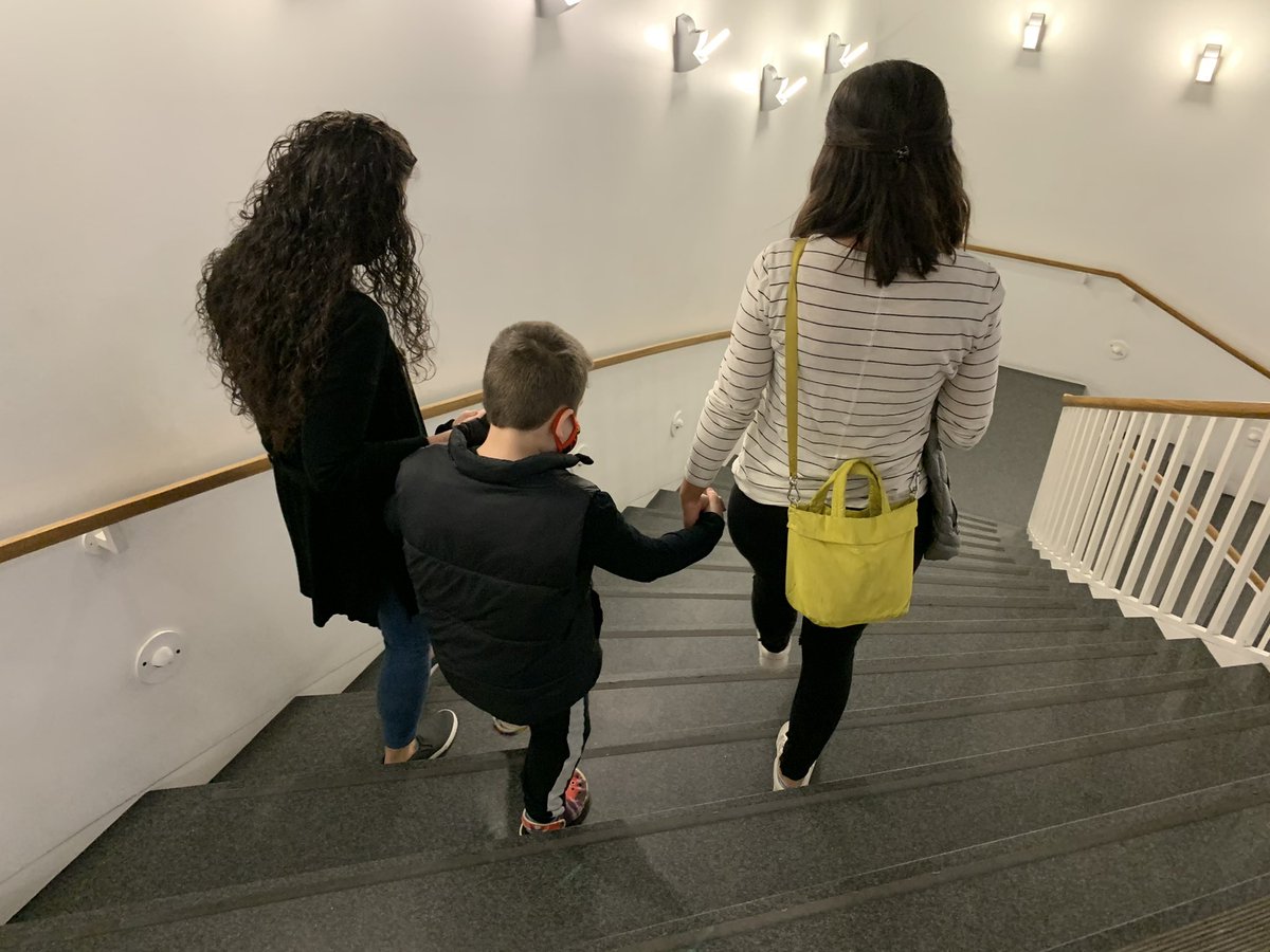 The Museum of Contemporary Art opened up an hour early for a sensory friendly viewing today! <a href="/MrsMartino_Sped/">Paige Martino</a> and I were invited to join one of our students who loves going downtown 🥰 thanks @Greif38 !!