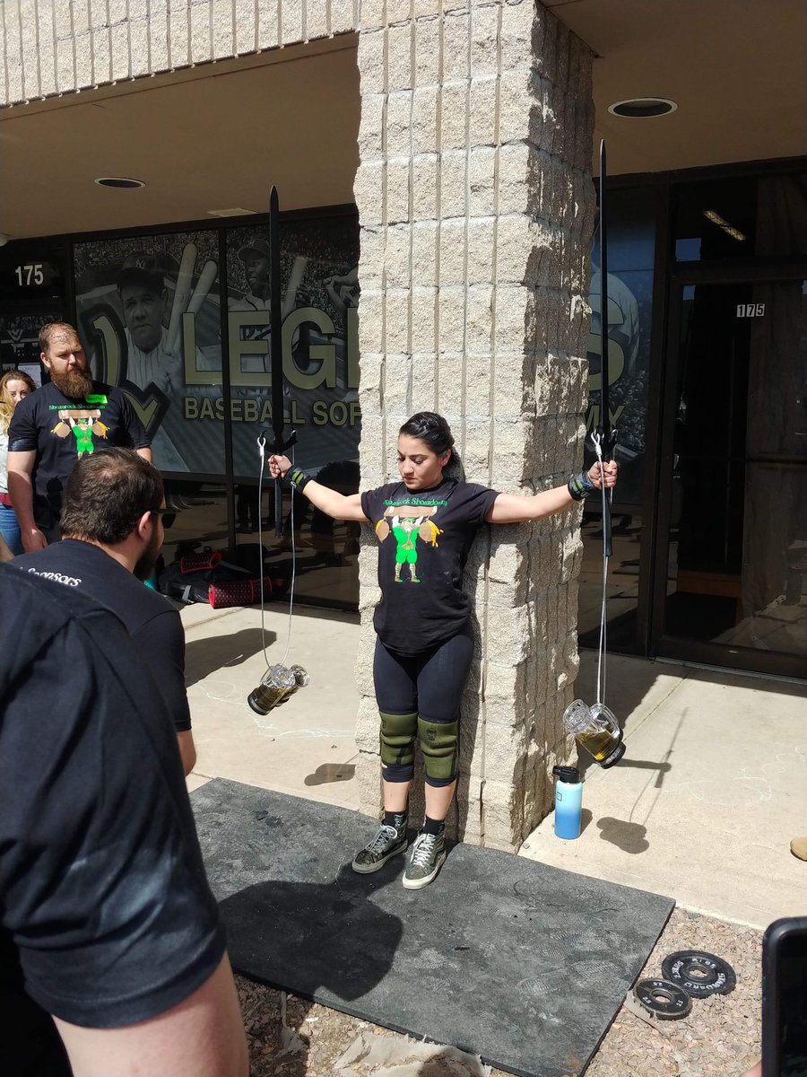 atziry_a's tweet photo. Just a couple highlights from yesterday’s strongman competition.
Took 3rd in my Women’s Novice Lightweight Class and I can’t wait for the next one.
Time to get back to training💪🏼
Thanks for the support love @cs_caesar 💕 https://t.co/WNf1gZabwZ