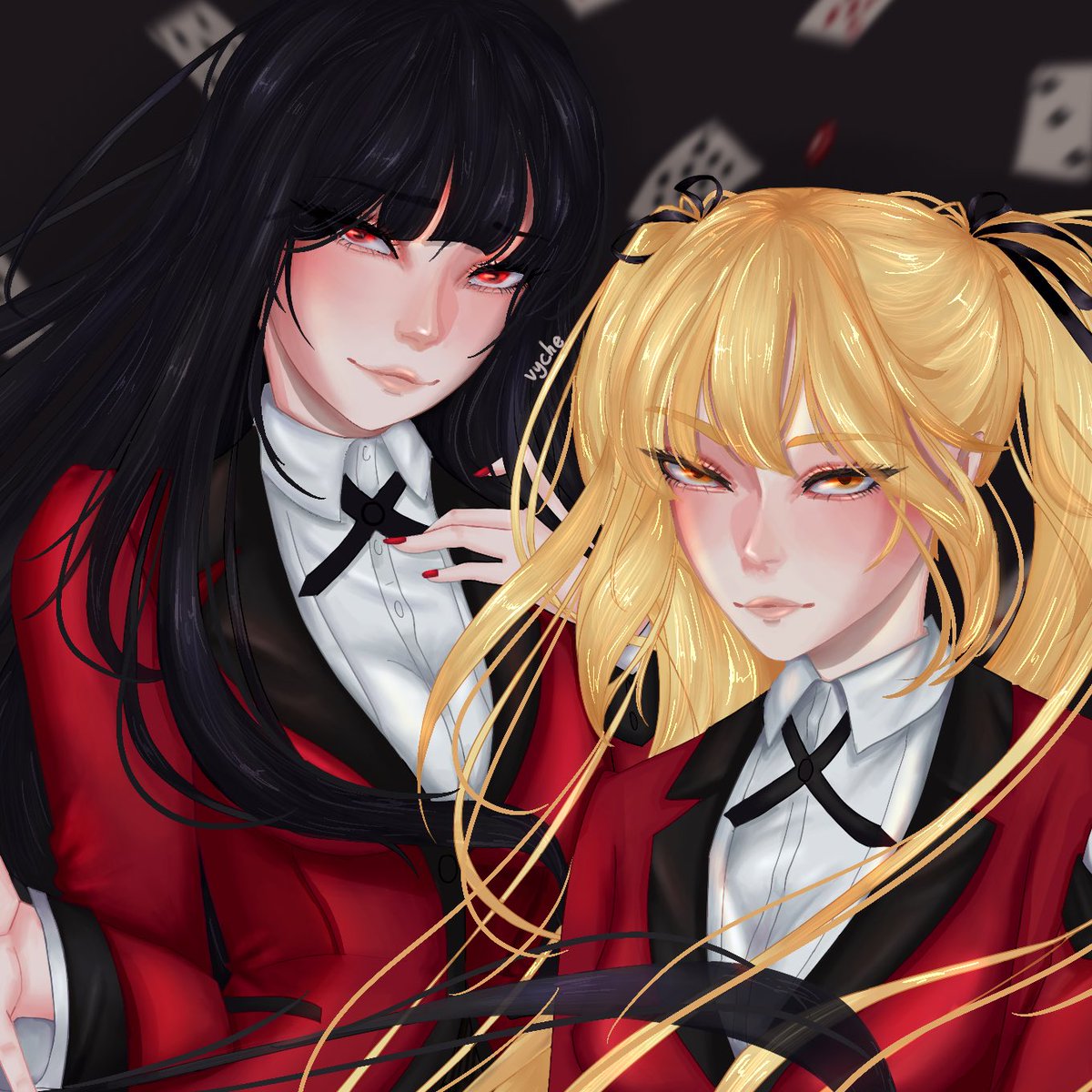 ☁️ on X: yumeko jabami and mary saotome :) art anime kakegurui yumeko  mary yumekojabami marysaotome FANART fanart t.cowNTVhhrWh5  X