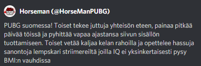 einari666_'s tweet photo. @CastByCopter @PUBGFinland @HorseManPUBG https://t.co/EqboJVm6rp
