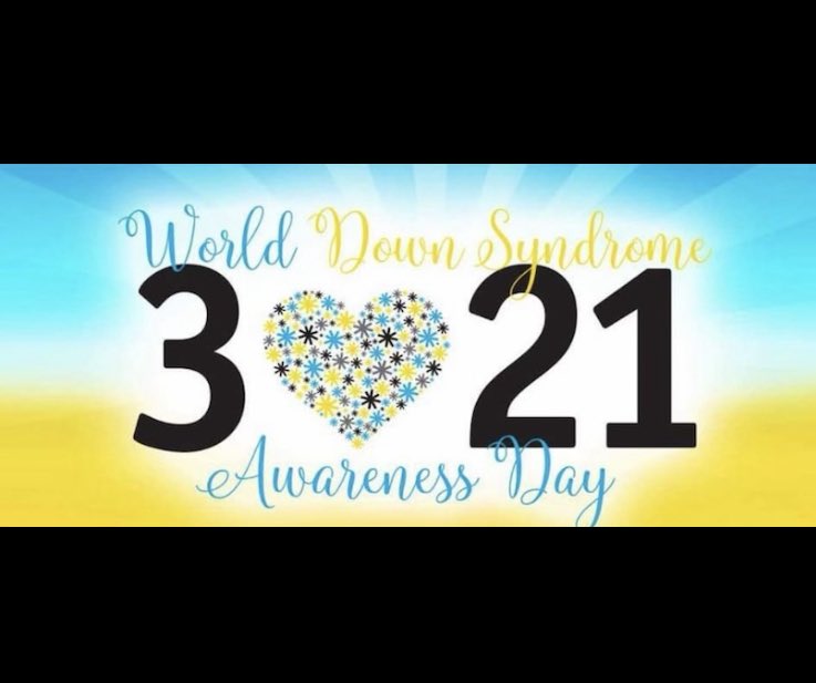 Today is World Down Syndrome Day and we would like to join others in raising awareness and advocating for the rights, inclusion and well being of people with down syndrome. We spread awareness on 3/21 because of our third copy of the 21st chromosome.