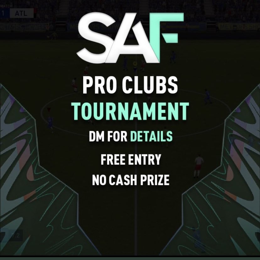 Saf_proclub's tweet photo. We’re hosting another ProClubs Tournament tomorrowhosted by @UsureUK! So far 16 teams have signed up and we’re looking to expand. Sign up using the discord link 👇🏻

https://t.co/TQBvmJbtUm

@OfficialVPG @SAF_gg @sbc_tips https://t.co/nP63fkTm8c