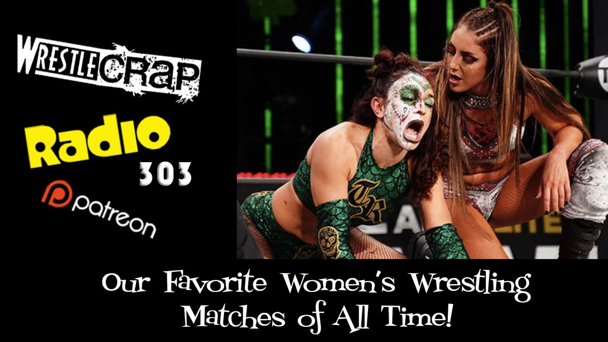 WrestleCrapRD's tweet photo. @WrestleCrapRD &amp; @BladeBraxton discuss their favorite women's wrestling matches of all time!

Plus a cartoon voice actor punches Adolph Hitler in the face!

WrestleCrap Radio 303 is here!
https://t.co/zy8SJKXYf6 https://t.co/SHjWLBpVzE