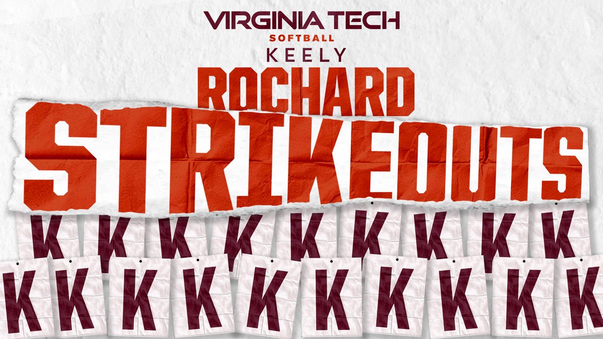 𝘛𝘩𝘪𝘴 𝘪𝘴 𝘯𝘰𝘵 𝘢 𝘳𝘦𝘱𝘰𝘴𝘵

<a href="/_keelsss_/">Keely Rochard Sudberry</a> really struck out 19 batters again today 🔥

#ThisIsHome | #Hokies 🦃