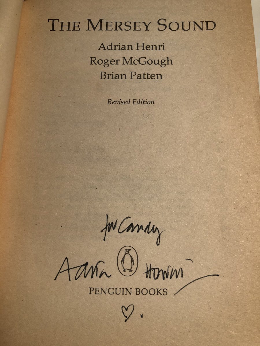 candypass's tweet photo. @DianeParkes1 Love the Mersey poets. This is a treasured collection I’ve had since a teenager https://t.co/L7XereswGJ