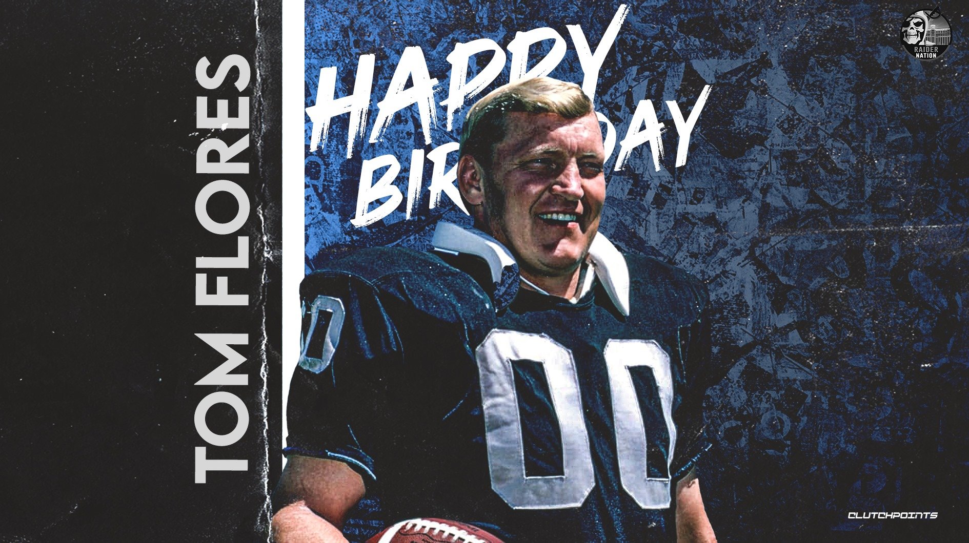 Join us in greeting the legendary Hall of Famer, Tom Flores, a happy birthday! 