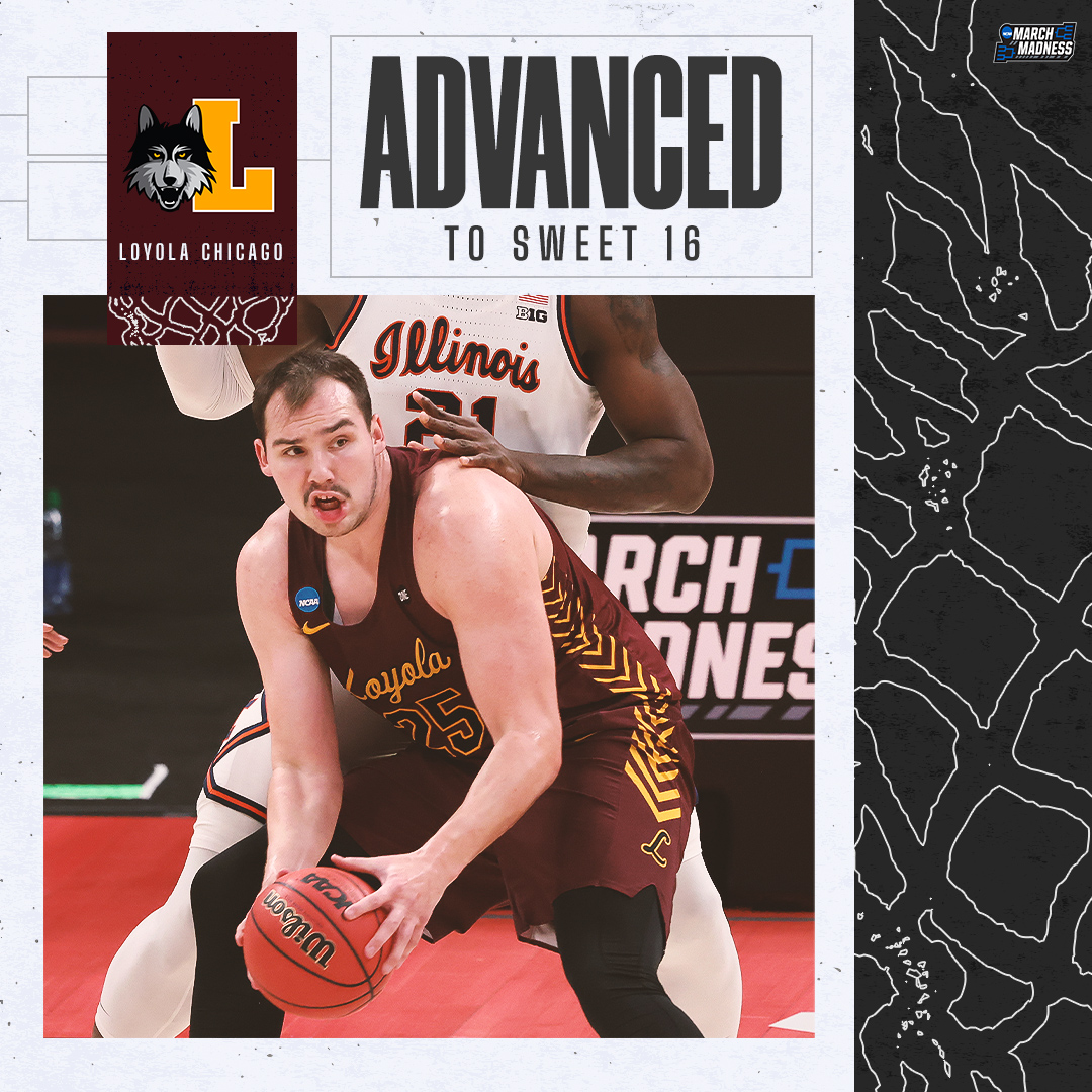 ANOTHER RAMBLER RUN 🤯

(8) Loyola Chicago UPSETS (1) Illinois 71-58 to advance to the #Sweet16! #MarchMadness