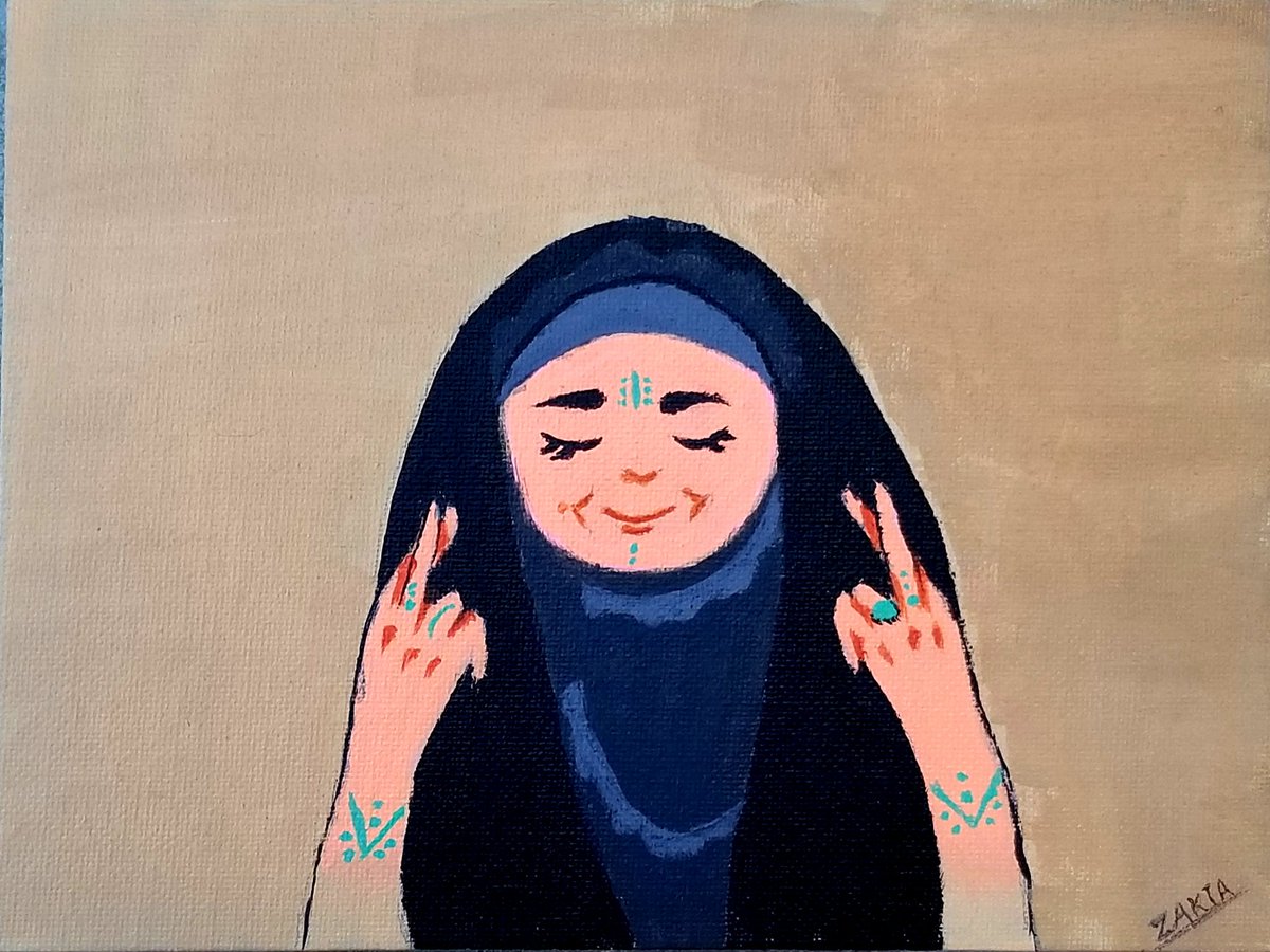 RubaAlHassani's tweet photo. كل عام والأم العراقية بخير 
(اللوحة من رسم الوالدة)
#عيد_الام https://t.co/evrpqHZPBW