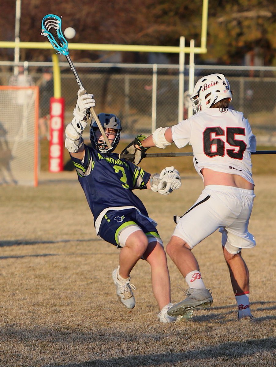 BoiseBraveFB's tweet photo. Two of our seniors from last fall, @henrydryden13 and Big Fin Langston, representing the #Boise #Brave in lacrosse 💪🏽 https://t.co/CqJv4U88tq