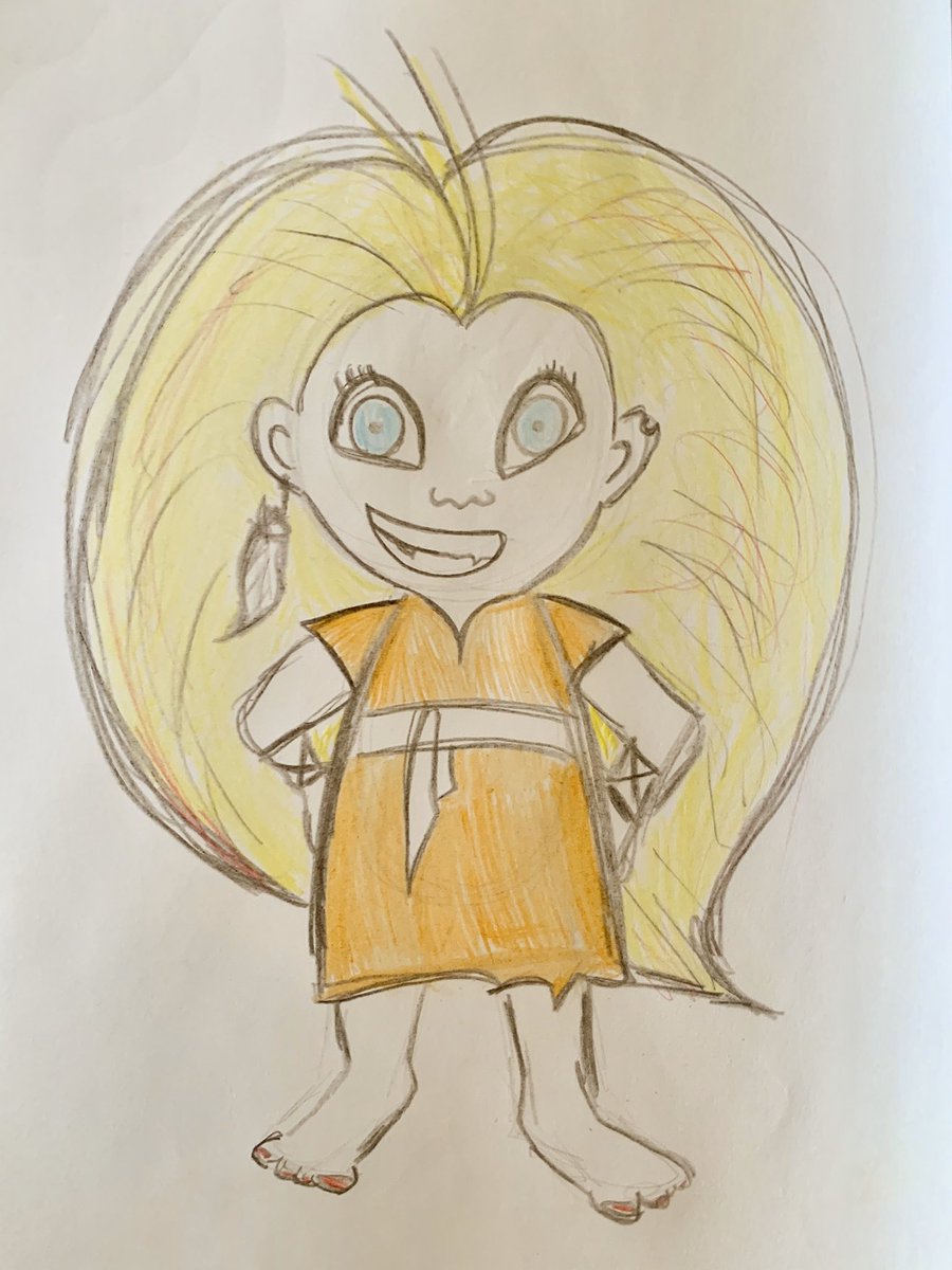 BRAZiLi0NAiRE's tweet photo. Learned to do some basic #Wolfwalkers animation today thanks to @sagaftraFOUND and the MASTERFUL animators at @CartoonSaloon! Here is my blonde Maeve from the workshop! https://t.co/tr8GlqbtjU