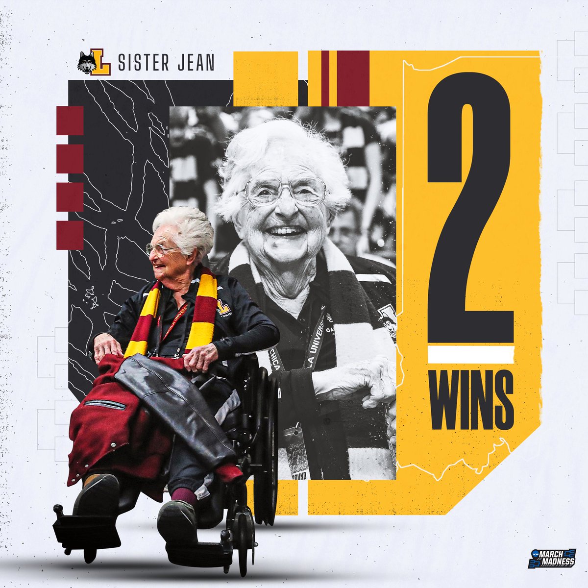 NEVER DOUBT #SISTERJEAN! 🙌

#MarchMadness