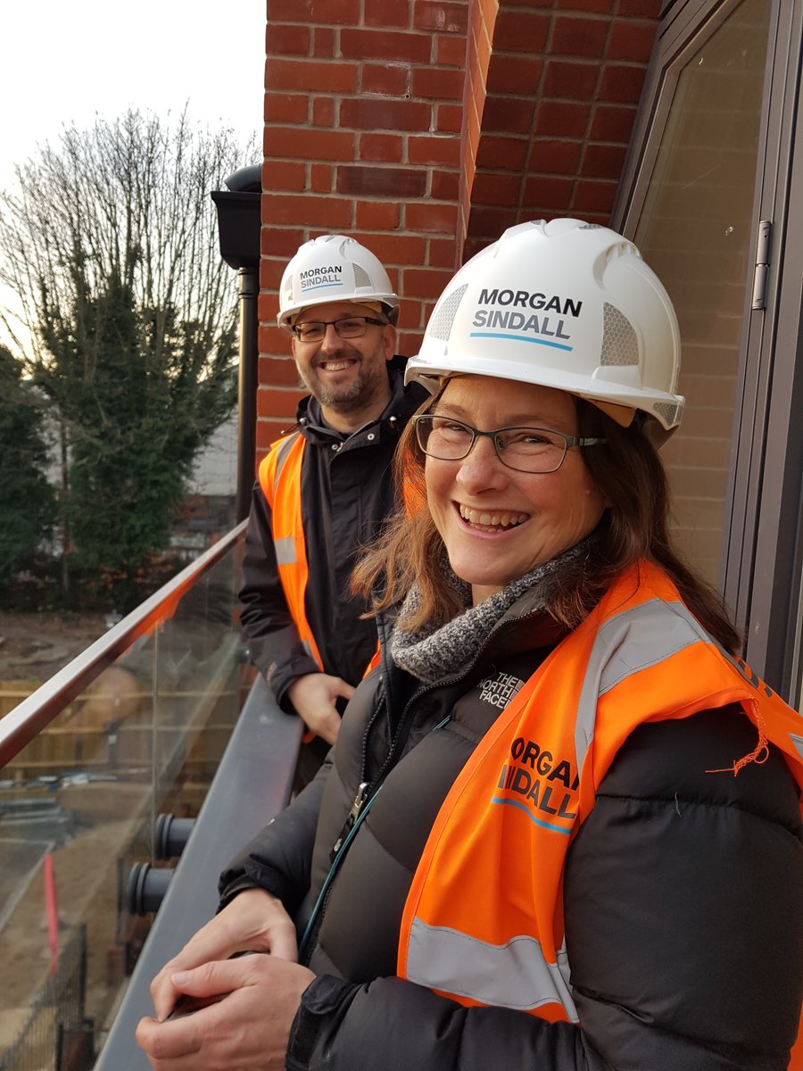 LookStAlbans's tweet image. #MotivationMonday Some of the #community who enjoyed seeing &amp;amp; learning about construction of Oak Tree Gardens #codesigned with the community taking shape. 10 new homes in the heart of our city centre. #StAlbans