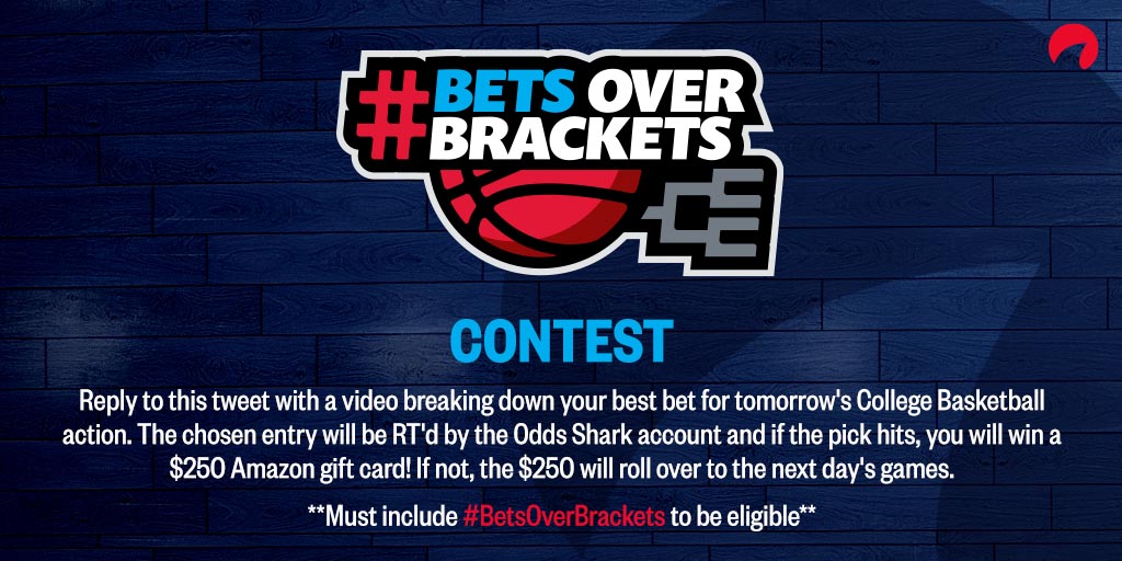 Covers_Football's tweet photo. 🚨 #BetsOverBrackets Contest Day 4 submissions are now OPEN! 🚨

Reply to this tweet with a video breaking down your best bet for tomorrow's March Madness slate for your chance to win a $250 Amazon Gift Card (or a $500 Amazon Gift Card if Houston -8.5 doesn't hit today). https://t.co/y2kdk1oN1k