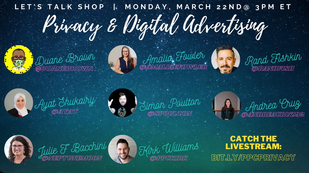Let's Talk Shop: Privacy & Digital Advertising LIVESTREAM