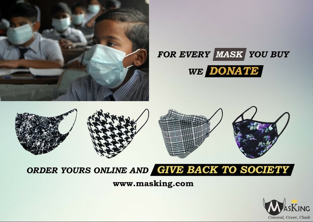 Masking_with_us's tweet photo. The team working in Masking, believes in helping our lesser privileged brethren. 
Buy a mask from us and we provide for the ones who cannot afford them. https://t.co/UEcuuqyMn7