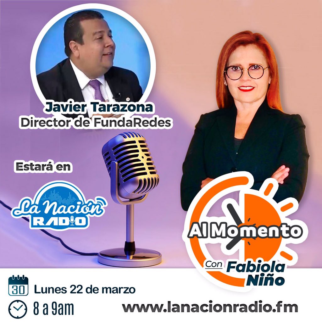 Escúchanos mañana lunes 22 de marzo a las 8am . Los espero !!