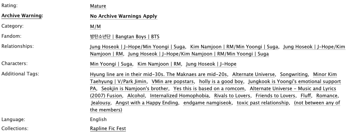 🖊️🎼💛 Ink and Ivory 💛🎼🖊️
💛 namgiseok, for #raplineficfest
💛 music and lyrics romcom, songwriting au
💛 side VMin
💛 hyungline in their mid-30s, maknaes mid-20s
💛 wip - ao3 link below