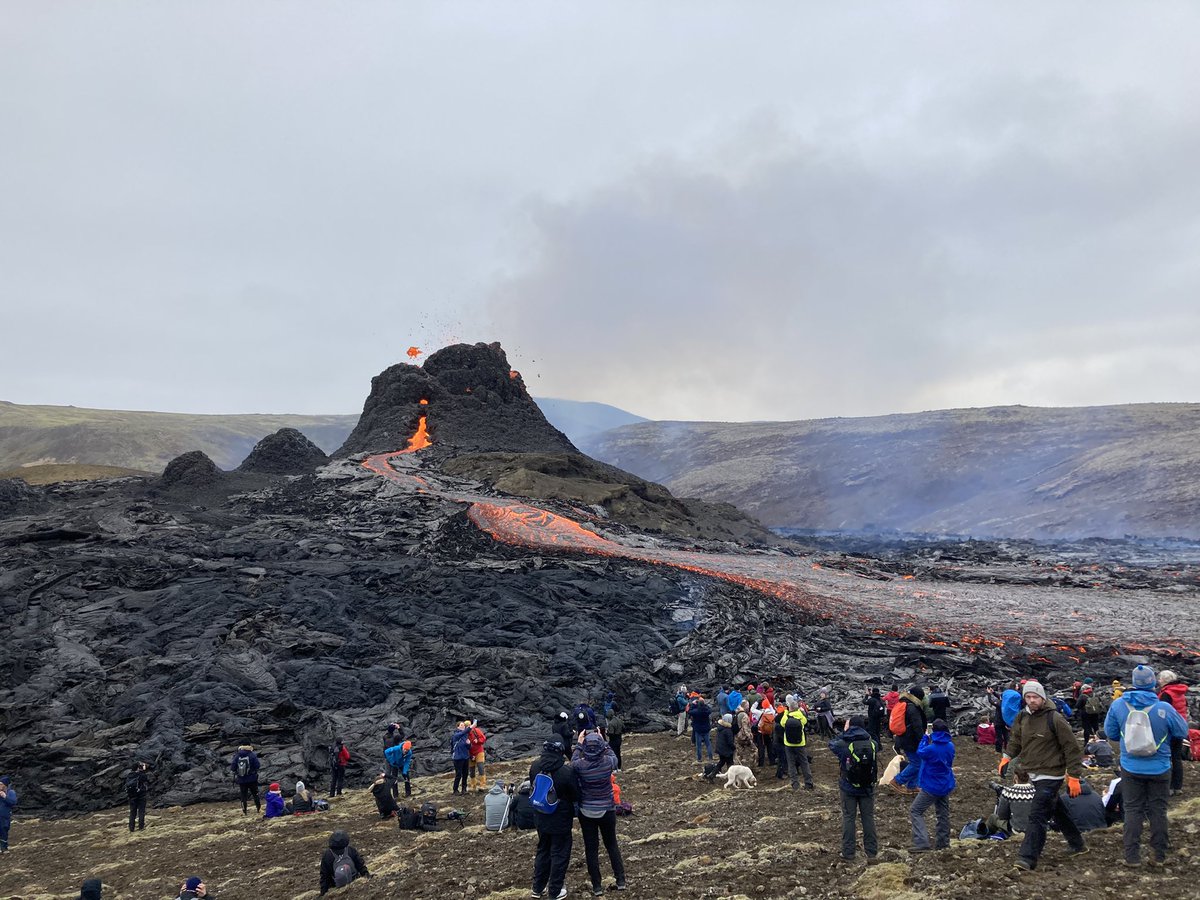 DJCManns's tweet photo. Back at the car now. Lifelong dream has been well and truly fulfilled. Can’t put into words how unimaginable and surreal today was 😭 #Reykjanes https://t.co/fTAxwXhD7W