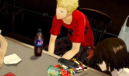 Ryuji's got a PSP!
Does he play Persona 1 on it??
