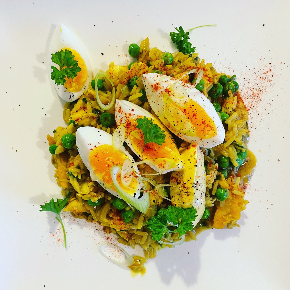 ChefDack's tweet photo. Smoked haddock kedgeree for tonight’s dinner 😍👨‍🍳 https://t.co/JpsJFHhFob