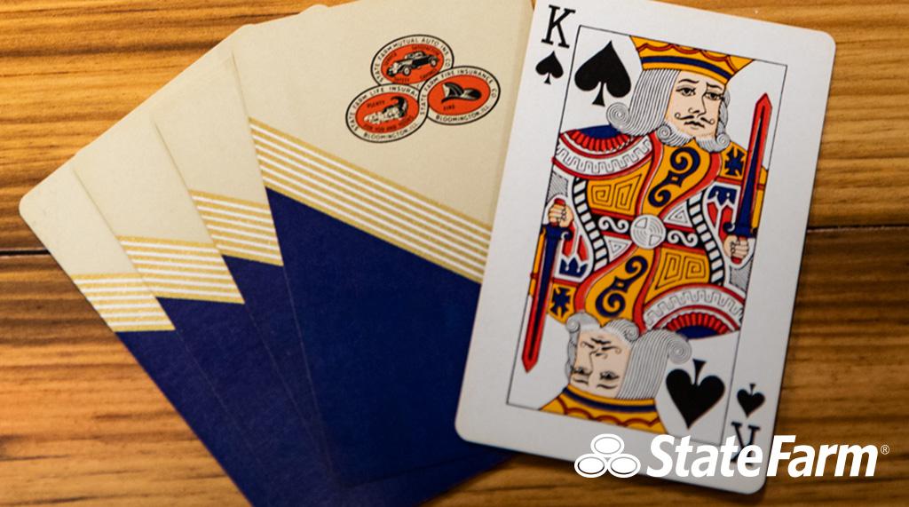 SFAgentChris's tweet photo. @StateFarm agents dealt out these cards to customers around 1936. Anyone still have a deck? #GoodNeighbor #throwback https://t.co/n3bpbPSoHA