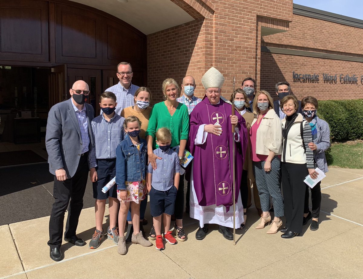 IWParish's tweet photo. Thank you Archbishop Rozanski for celebrating Mass at Incarnate Word Parish this morning. https://t.co/UT4Tw2V380