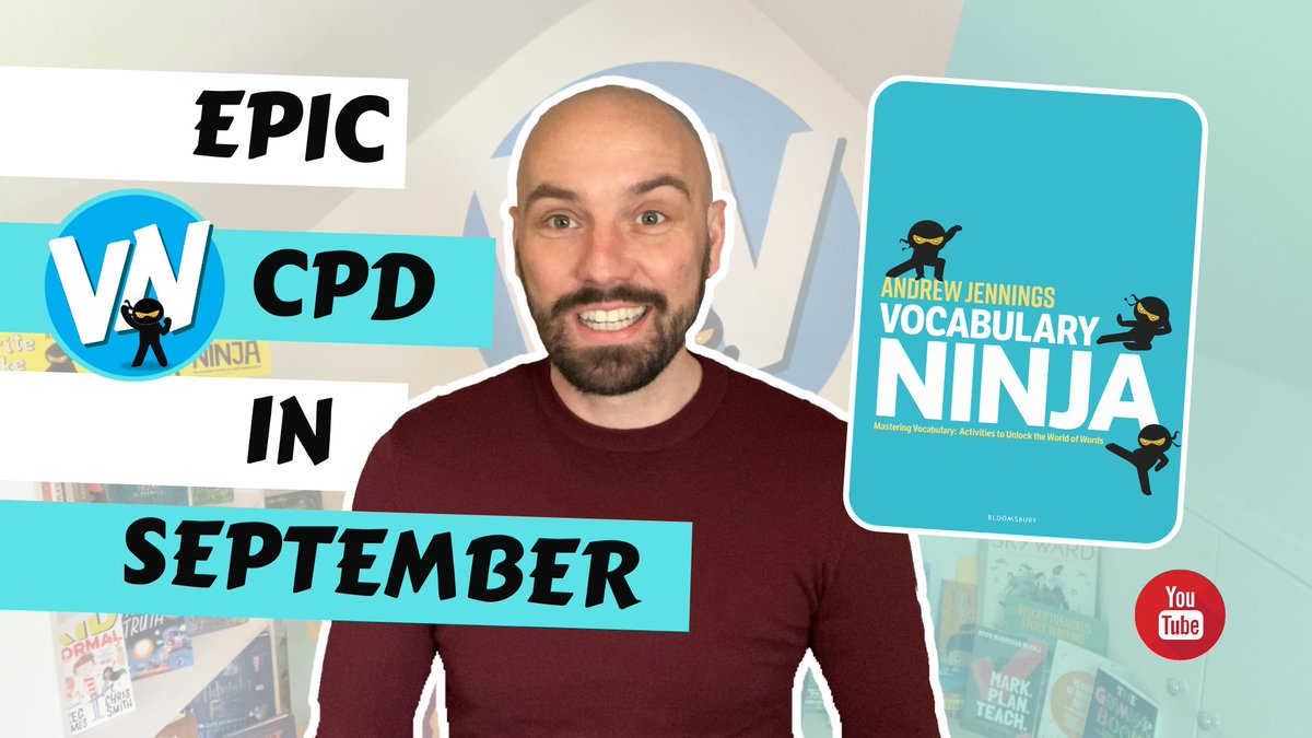 VocabularyNinja's tweet photo. 🔥🥷VN'S EPIC SEPTEMBER CPD OFFER IS LIVE 🥷🔥
Book your live-virtual @VocabularyNinja CPD  
Includes books, VN mascots for every class and more! It's EPIC 🔥 https://t.co/zpzjbei8Rv https://t.co/ZOGucKKLXZ