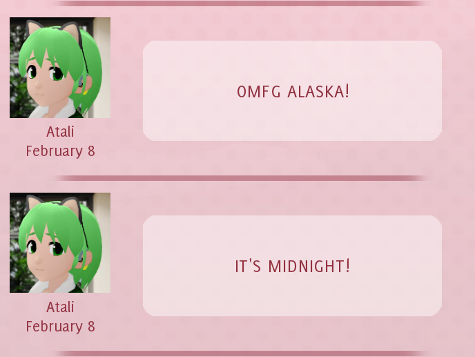 SBDaggerStudio's tweet photo. The text messages in #DestinyFailsUs have some of my favorite moments in the game. 📱💬

This group text where Atali gets angry at Alaska made me laugh when I played through DFU about a month ago.

🍓 https://t.co/ZwHJkbyUGk

| #visualnovel #otomegame #otomearmada | https://t.co/5hIcZX9toa