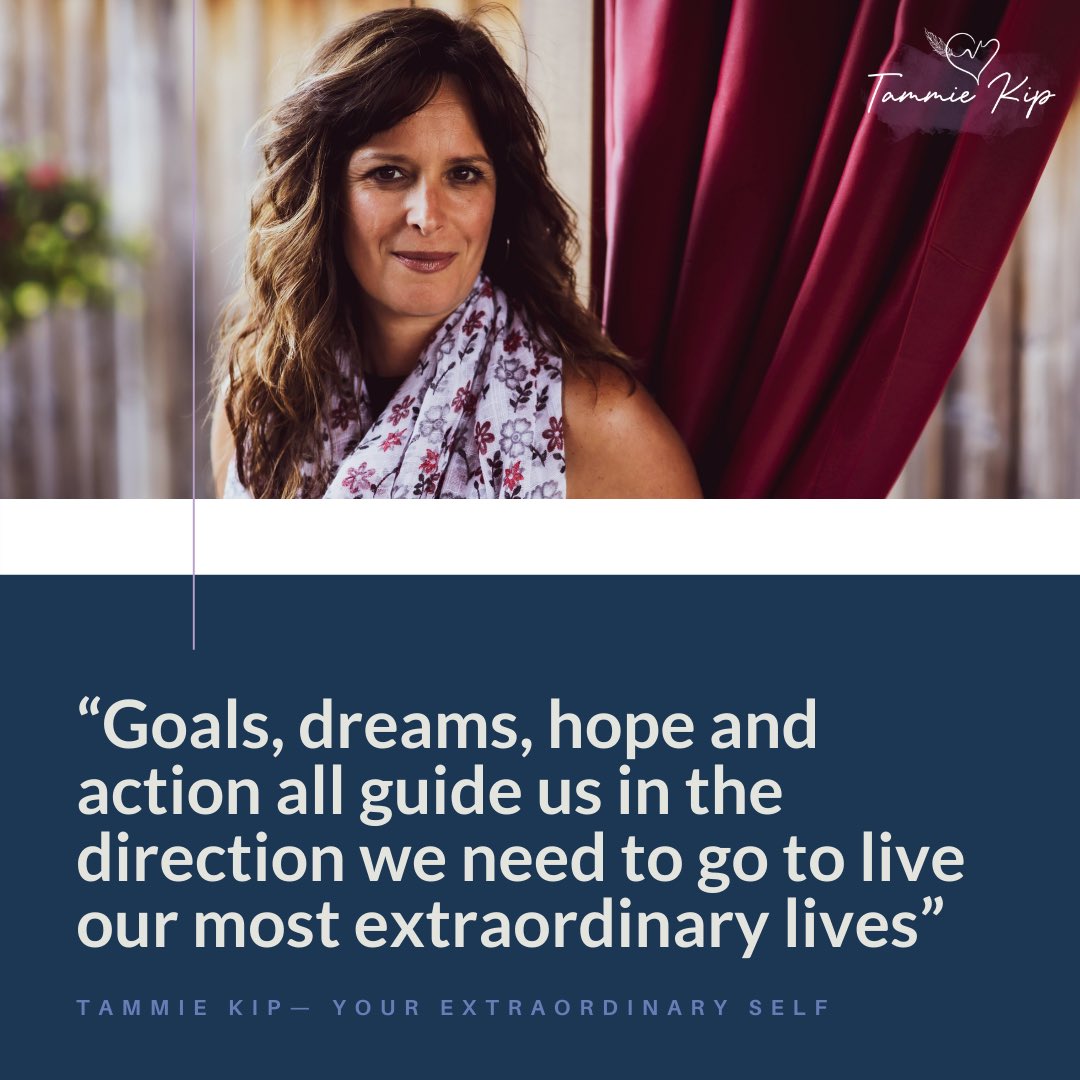 Do your #goals align with your dreams?
If not, let’s get there together!  My Your Extraordinary Self #Masterclass is based on my book &amp; designed to help you continue your #journey of self-discovery, &amp; connect with others doing the same! Join at tammiekip.com today!