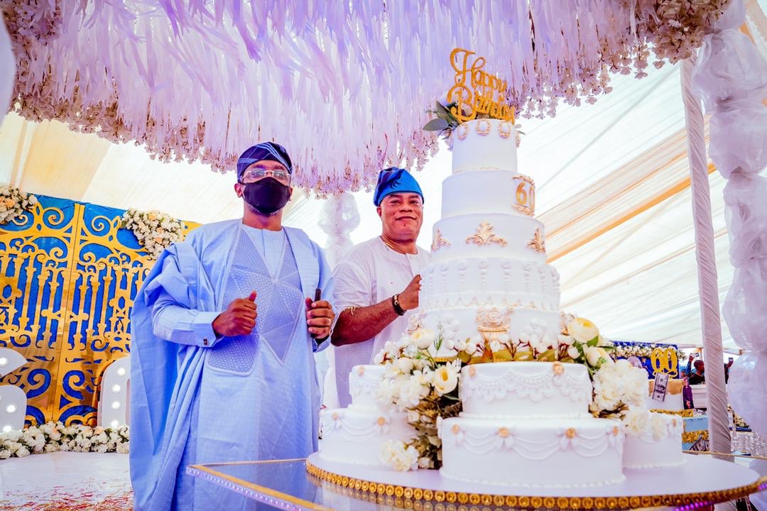 SpeakerGbaja's tweet photo. Speaker @femigbaja and Wife at the 60th Birthday of the Dep. Minority Whip of the House, Rep. Abdul-Majid Adekoya in Ago-Iwoye, Ogun State. https://t.co/fMrVT0nYtV