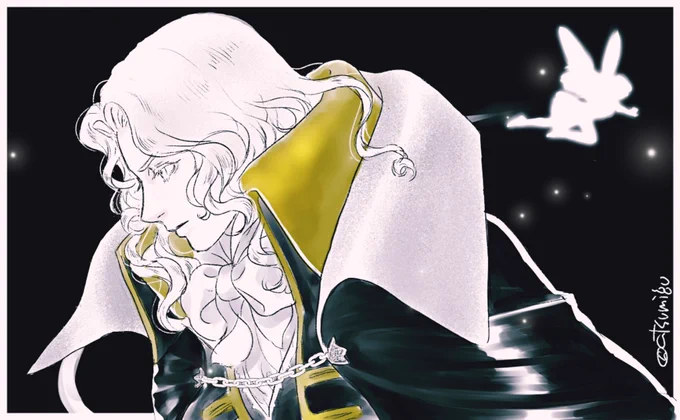 遅刻だけど悪魔城ドラキュラX月下の夜想曲発売24周年おめでとうございます?

こんなお耽美なのにピーナッツ投げて食べるアルカード好き
へきるさん歌う夜曲は名曲だと思う

当時(24年前くらい?)描いた漫画(恥)を添えて⚰️
 #悪魔城ドラキュラX 