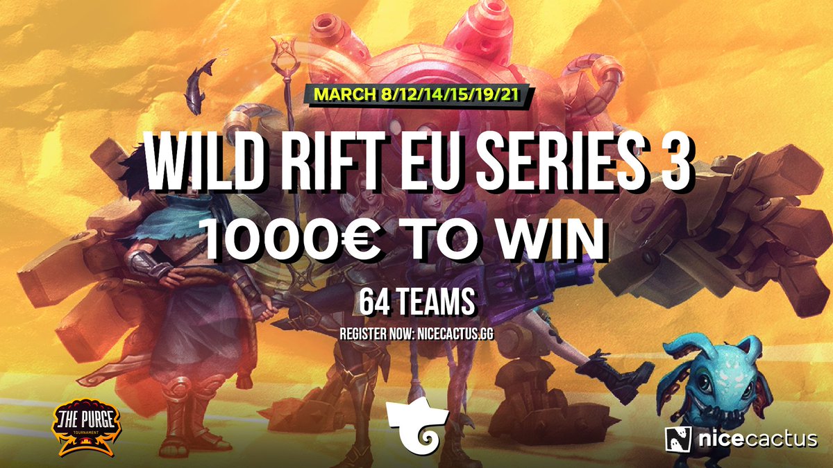 💥 It’s the FINAL NIGHT of the #WildRift <a href="/PurgeTournament/">The Purge Tournament Official</a> EU Series! 💥

Join me and <a href="/AllenJumpy/">Jumpy Allen</a> to watch the final 4 fight to be crowned champion! 🏆

trovo.live/PurgeTournament