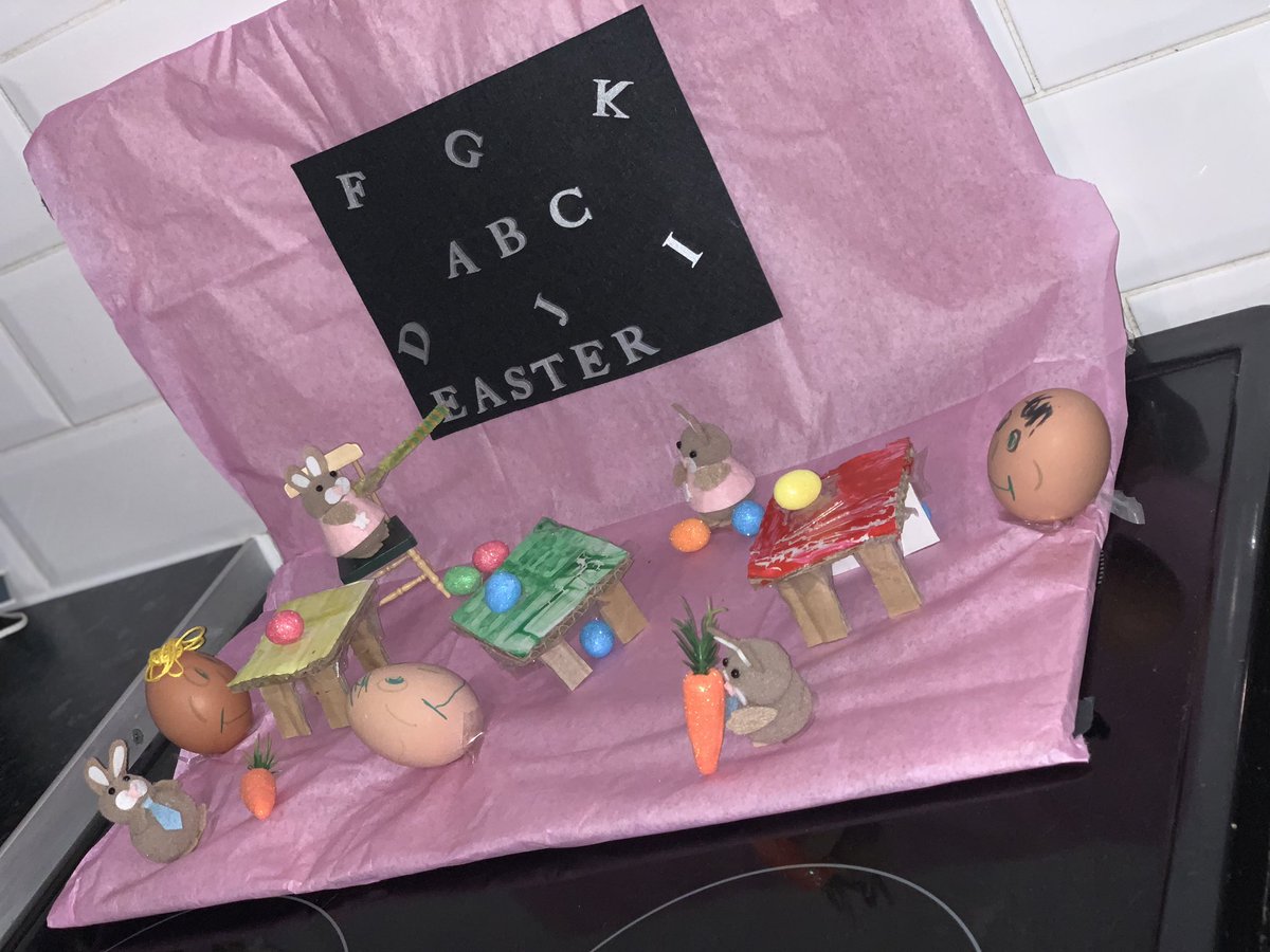 taracatterall's tweet photo. @highfield_st Aurelia’s Eggscellent Easter Challenge 🐣 https://t.co/XT5iMLISzc