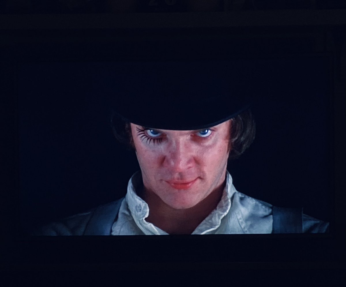 SiSpitfire's tweet photo. Movie 🎥 Time #ClockworkOrange Cheers https://t.co/m754ZpARun