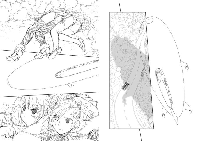 なんか急に寒くなってきた〜
三寒四温とは言うけど温度差ありすぎ
オイラ温度差アレルギーなので鼻がグズグズ、脚は冷え切ってて冷蔵庫から出したとこの保冷剤みたいになってるし…ストーブ入れればよかった(′︿‵。)

で、見開き単位で作業してた連載の下描き台詞フキダシ擬音無しバージョン…18 