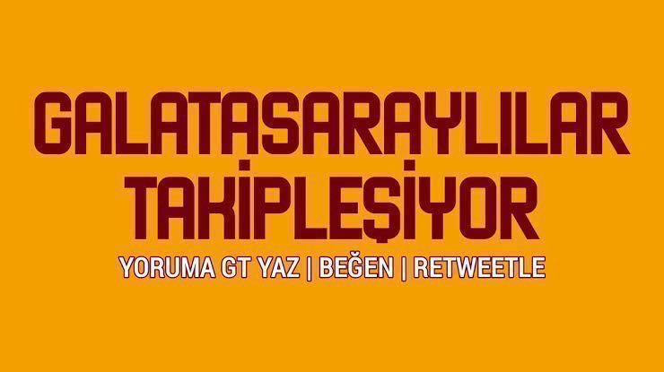 NESETBabafan's tweet photo. DAHA BÜYÜK GS MEDYASI İÇİN HERKES TAKİPLEŞİYOR ❤️💛
@GalaOld 
@ASIRINHO40 
Aninda gt yapan hesaplar

✅GT yazıp Beğenen tüm GS taraftarları karşılıklı takipleşiyor !
✅Tüm taraftarlarımızın görmesi için lütfen RT yapalım 💛❤️ 

#GSLİLERTAKİPLESİYOR https://t.co/EBAViuT6XY