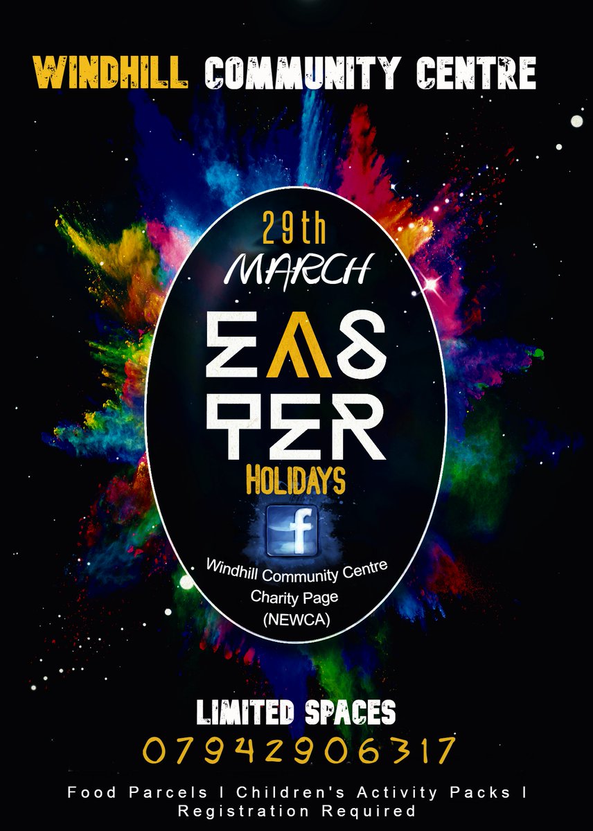 Hello, The Easter holidays are nearly here!! 🎉 If you are interested in joining, message ‘interested’ to 07942 906317. This is for families living within Windhill and our local area or attending our local schools. There are limited spaces. So book early.