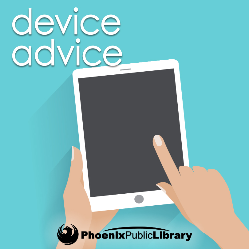 PhxLibrary's tweet photo. Need help accessing our #elibrary? ๐ฑOur Device Advice guide has up-to-date info on devices, operating systems, browsers & more. Keep your electronics running smoothly to access our digital content easily (w/your @PhxLibrary card). https://t.co/vnbj87QsUo #DeviceAdvice #PHX https://t.co/qJZBqPV6sy