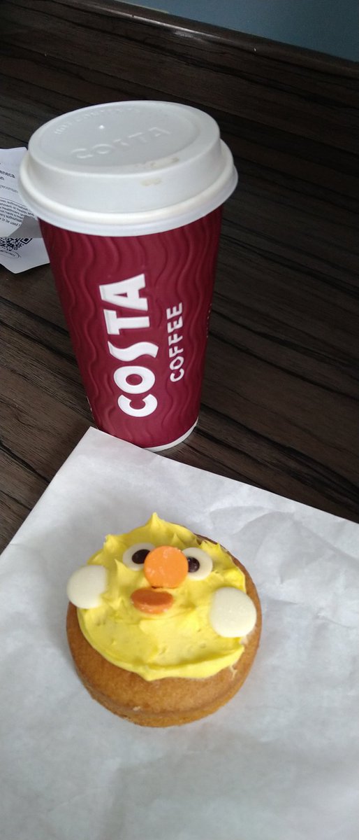 When a chirpy bird, eats a chirpy bird! <a href="/CostaCoffee/">Costa Coffee</a> ps your Darlington team were full of beans today and not just coffee beans! Always friendly, always a pleasure to visit, coffees not bad either :)